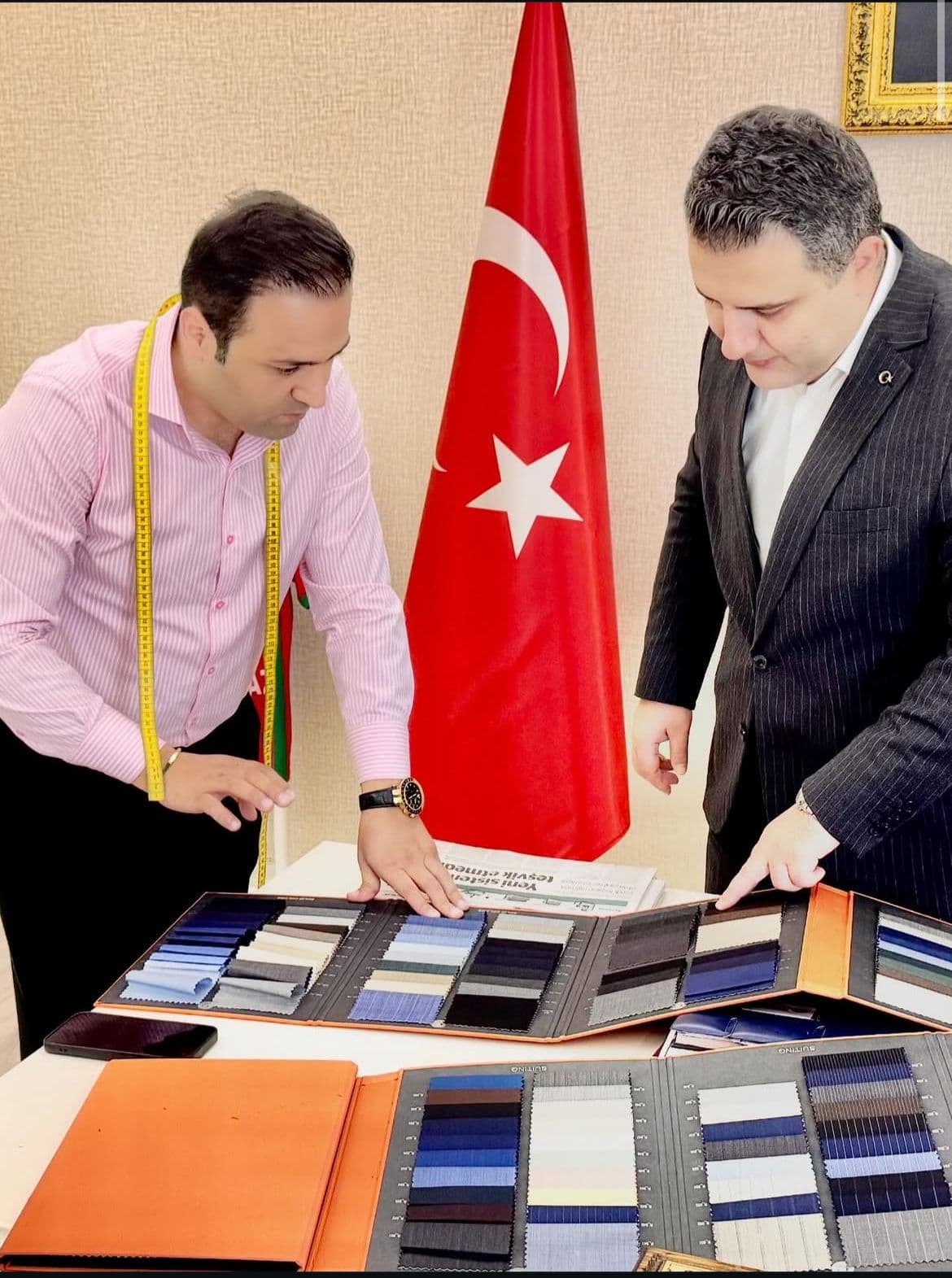 Müşterilerimizle Kumaş Seçimi